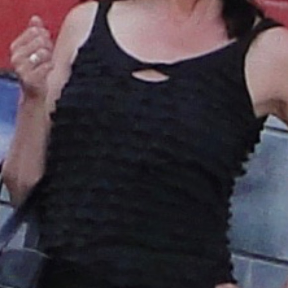 Sandwich Grey Ruffle Tank top - Picture 1 of 9